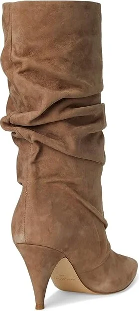 Marc Fisher LTD Paityn Women's Boots Light Natural Suede : 7 M, Leather - Image 4