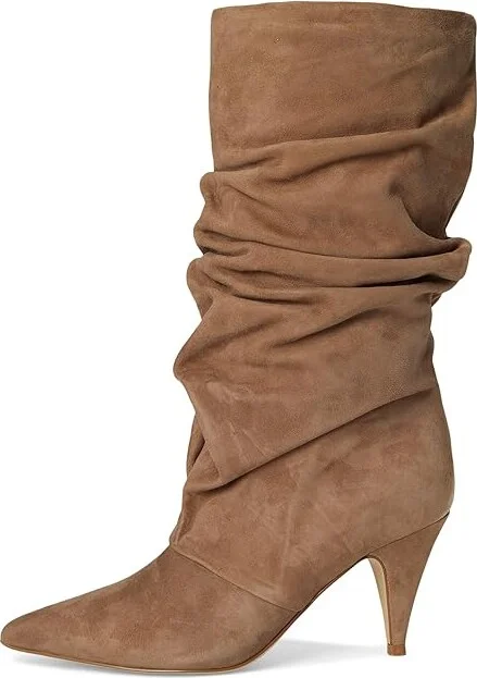 Marc Fisher LTD Paityn Women's Boots Light Natural Suede : 7 M, Leather - Image 6