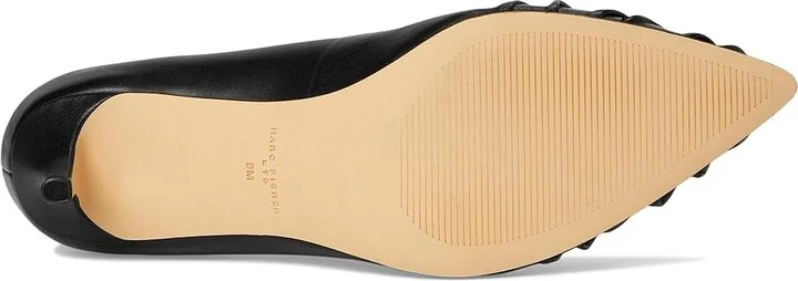 Marc Fisher LTD Paria High Women's Heels Black Leather : 6 M - Image 3