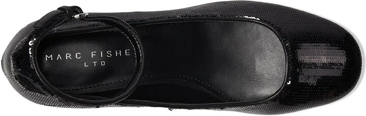 Marc Fisher LTD Parri High Women's Heels Black Sequin : 9.5 M, Leather/Rubber - Image 2