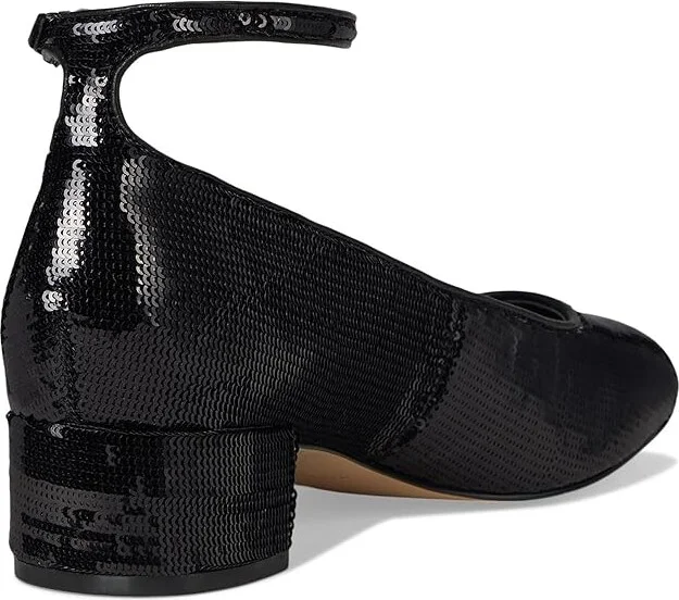Marc Fisher LTD Parri High Women's Heels Black Sequin : 9.5 M, Leather/Rubber - Image 4