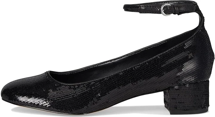 Marc Fisher LTD Parri High Women's Heels Black Sequin : 9.5 M, Leather/Rubber - Image 6