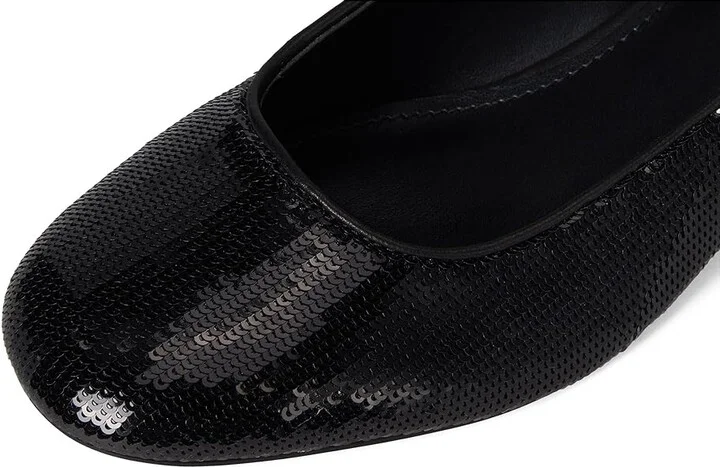 Marc Fisher LTD Parri High Women's Heels Black Sequin : 9.5 M, Leather/Rubber - Image 7