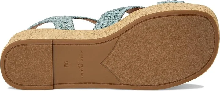 Marc Fisher LTD Payley Women's Dress Sandals Blue : 7 M, Synthetic - Image 3