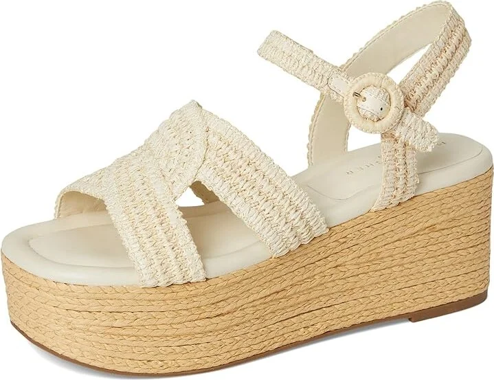 Marc Fisher LTD Payley Women's Dress Sandals Ivory : 9 M, Synthetic - Image 5