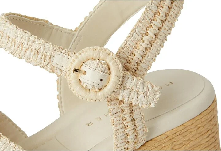 Marc Fisher LTD Payley Women's Dress Sandals Ivory : 9 M, Synthetic - Image 7