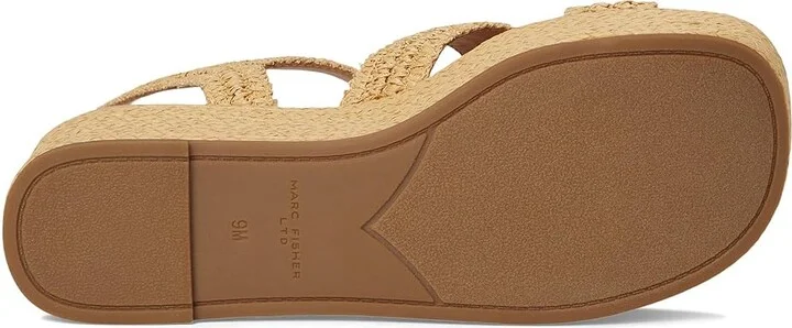 Marc Fisher LTD Payley Women's Dress Sandals Light Natural : 8 M, Synthetic - Image 3