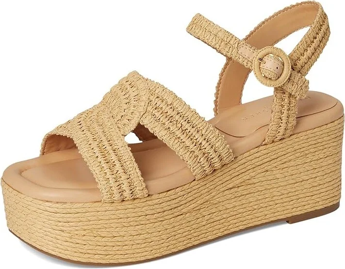 Marc Fisher LTD Payley Women's Dress Sandals Light Natural : 8 M, Synthetic - Image 5