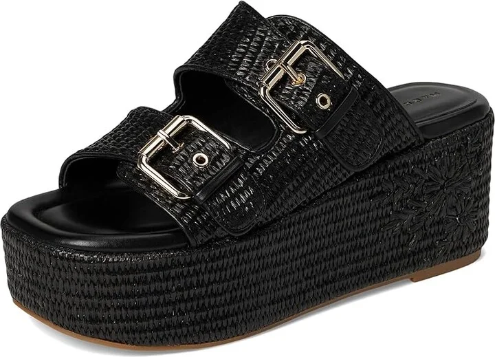 Marc Fisher LTD Poppy Women's Dress Sandals Black : 6 M, Synthetic - Image 5