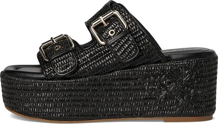 Marc Fisher LTD Poppy Women's Dress Sandals Black : 6 M, Synthetic - Image 6