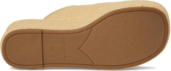 Marc Fisher LTD Poppy Women's Dress Sandals Light Natural/Ivory : 8.5 M, Synthetic - Image 3