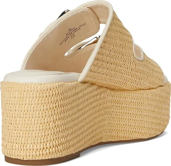 Marc Fisher LTD Poppy Women's Dress Sandals Light Natural/Ivory : 8.5 M, Synthetic - Image 4