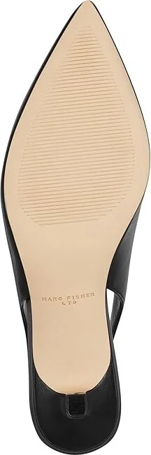 Marc Fisher LTD Posey High Women's Heels Black Leather : 6.5 M - Image 3