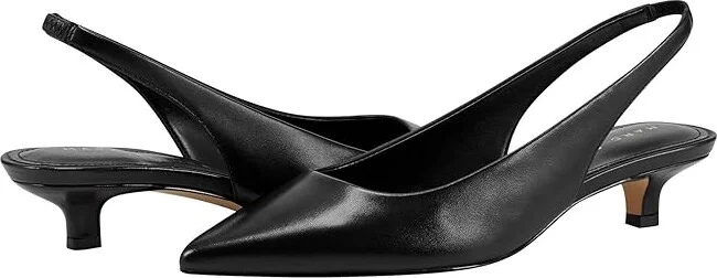 Marc Fisher LTD Posey High Women's Heels Black Leather : 6.5 M