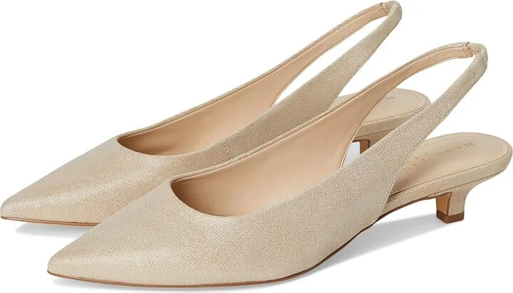 Marc Fisher LTD Posey High Women's Heels Light Natural Leather : 8 M