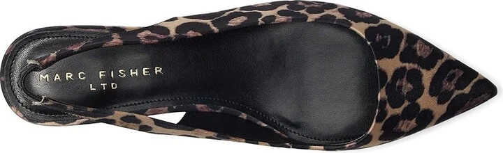 Marc Fisher LTD Posey High Women's Heels Light Natural Leopard : 7 M, Leather - Image 2