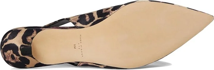 Marc Fisher LTD Posey High Women's Heels Light Natural Leopard : 7 M, Leather - Image 3