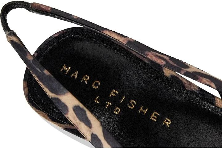 Marc Fisher LTD Posey High Women's Heels Light Natural Leopard : 7 M, Leather - Image 7