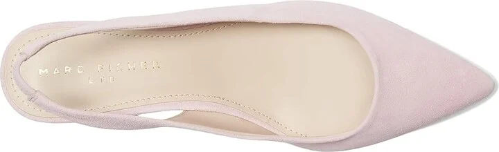 Marc Fisher LTD Posey High Women's Heels Light Pink Suede : 8 M, Leather - Image 2