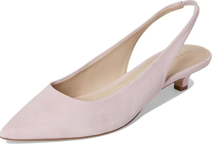 Marc Fisher LTD Posey High Women's Heels Light Pink Suede : 8 M, Leather - Image 5