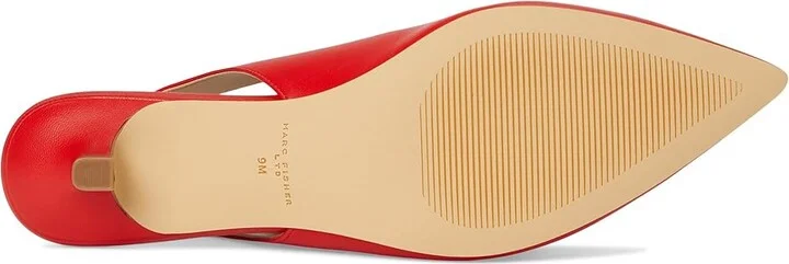 Marc Fisher LTD Posey High Women's Heels Red Leather : 6 M - Image 3