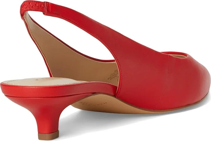 Marc Fisher LTD Posey High Women's Heels Red Leather : 6 M - Image 4