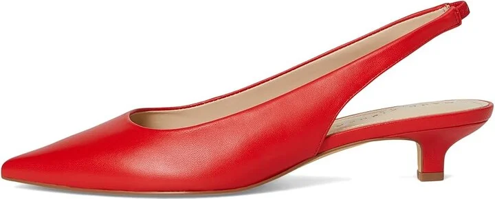 Marc Fisher LTD Posey High Women's Heels Red Leather : 6 M - Image 6