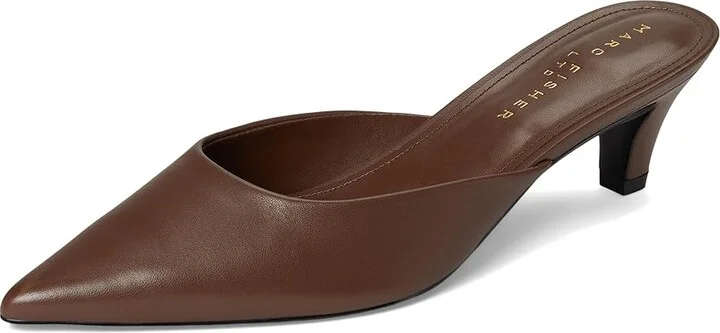 Marc Fisher LTD Rosa High Women's Heels Dark Brown Leather : 6.5 M - Image 5