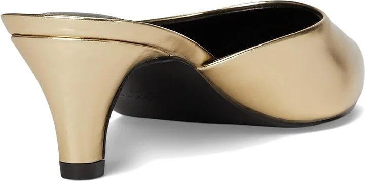 Marc Fisher LTD Rosa High Women's Heels Gold Mirror Metallic Leather : 5 M - Image 4