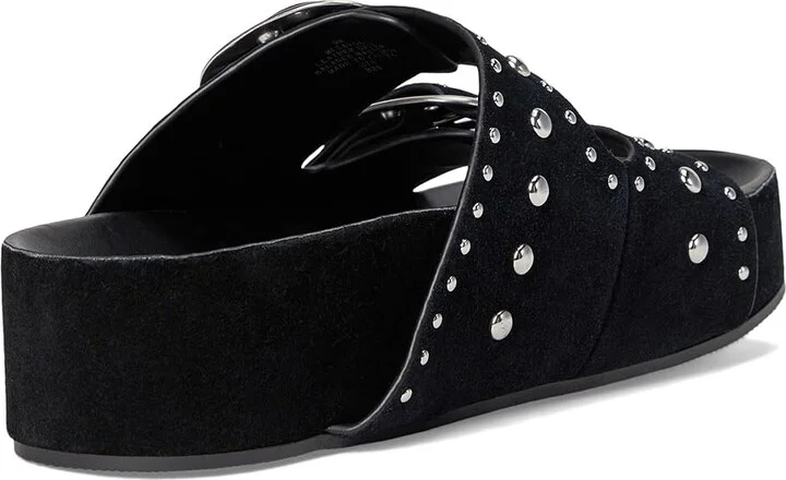 Marc Fisher LTD Sayge Women's Dress Sandals Black Suede : 9 M - Image 4