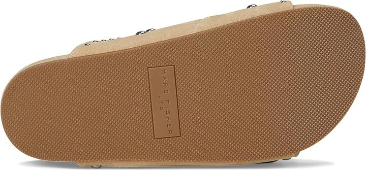 Marc Fisher LTD Sayge Women's Dress Sandals Light Natural Leather : 7 M, Suede - Image 3