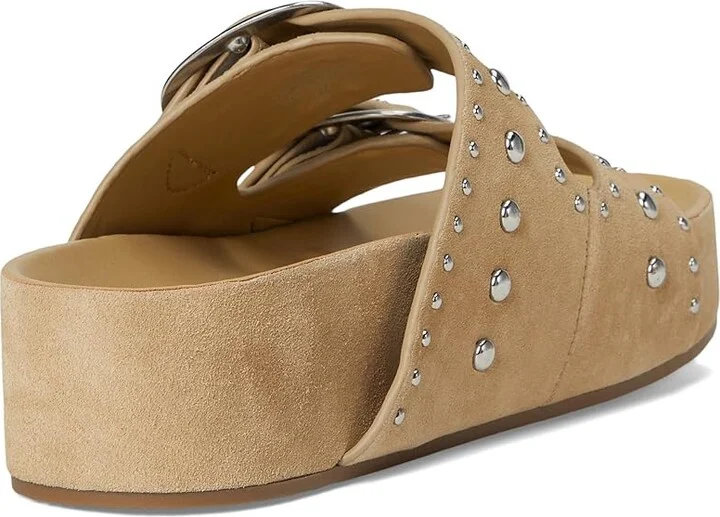 Marc Fisher LTD Sayge Women's Dress Sandals Light Natural Leather : 7 M, Suede - Image 4