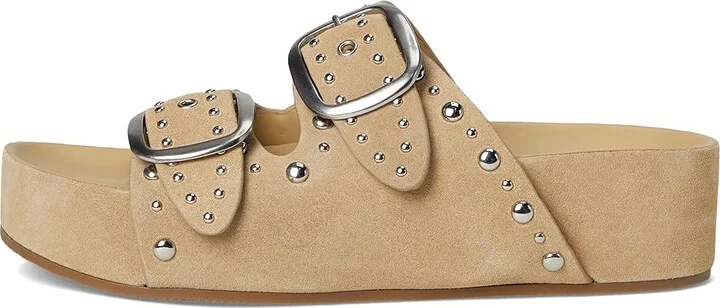 Marc Fisher LTD Sayge Women's Dress Sandals Light Natural Leather : 7 M, Suede - Image 6