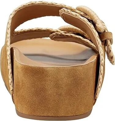 Marc Fisher LTD Solea Women's Sandals Medium Natural Leather : 11 M, Leather/Synthetic - Image 4