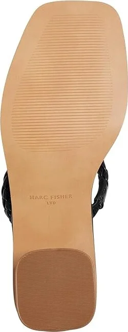 Marc Fisher LTD Thoral Women's Sandals Black Leather : 7 M - Image 3