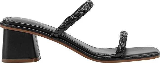 Marc Fisher LTD Thoral Women's Sandals Black Leather : 7 M - Image 5