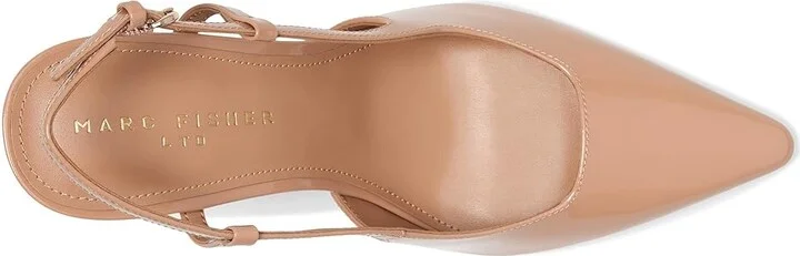Marc Fisher LTD Torry High Women's Heels Light Natural Patent Leather : 6.5 M - Image 2