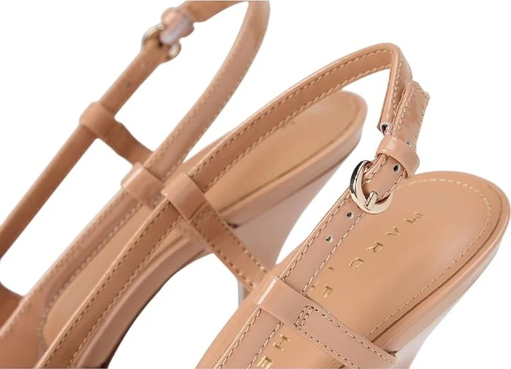 Marc Fisher LTD Torry High Women's Heels Light Natural Patent Leather : 6.5 M - Image 7