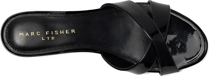 Marc Fisher LTD Tracey Women's Dress Sandals Black Patent Leather : 8.5 M, Synthetic - Image 2