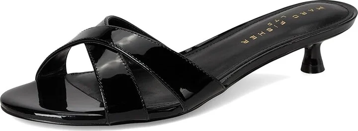Marc Fisher LTD Tracey Women's Dress Sandals Black Patent Leather : 8.5 M, Synthetic - Image 5