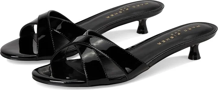 Marc Fisher LTD Tracey Women's Dress Sandals Black Patent Leather : 8.5 M, Synthetic