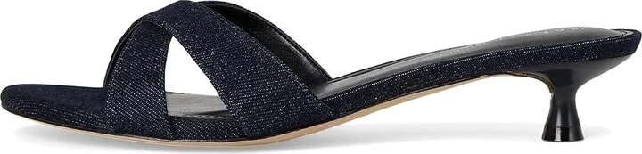 Marc Fisher LTD Tracey Women's Dress Sandals Dark Blue Denim : 8.5 M, Synthetic - Image 6