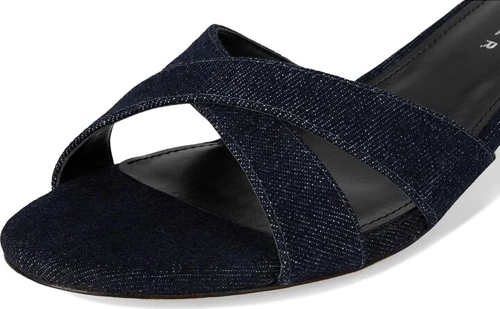 Marc Fisher LTD Tracey Women's Dress Sandals Dark Blue Denim : 8.5 M, Synthetic - Image 7