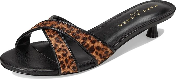 Marc Fisher LTD Traceyly Women's Dress Sandals Leopard/Black : 7 M, Leather - Image 5