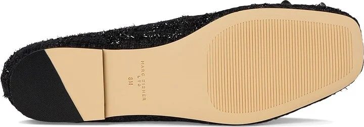 Marc Fisher LTD Ubet Women's Flat Shoes Black : 6 M, Leather - Image 3