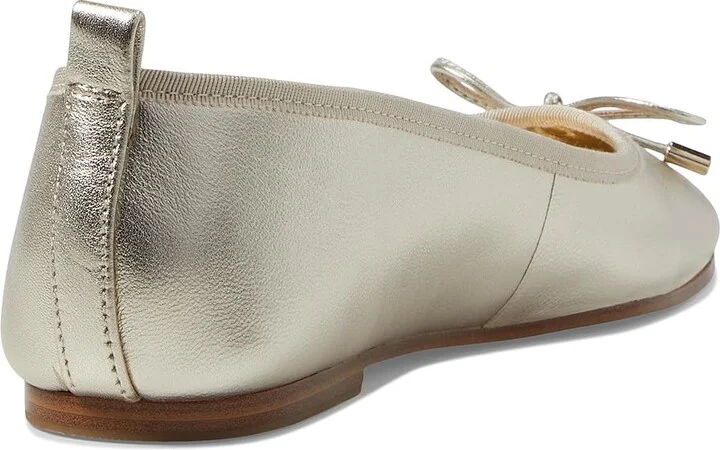 Marc Fisher LTD Ubet Women's Flat Shoes Gold Leather : 11 M - Image 4