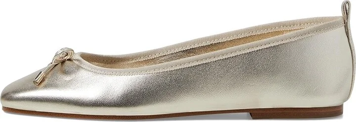 Marc Fisher LTD Ubet Women's Flat Shoes Gold Leather : 11 M - Image 6