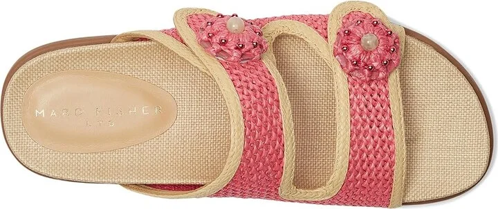 Marc Fisher LTD Valena Women's Wedge Shoes Pink/Natural : 6 M, Rubber/Synthetic - Image 2
