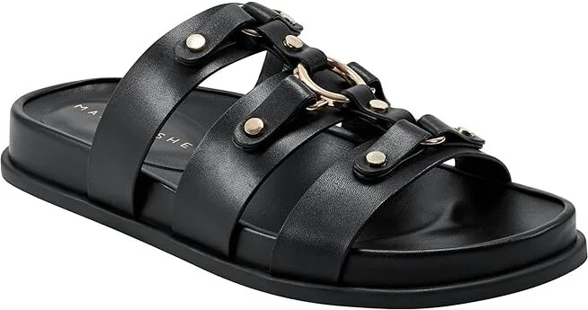 Marc Fisher LTD Verity Women's Sandals Black Leather : 7.5 M - Image 4