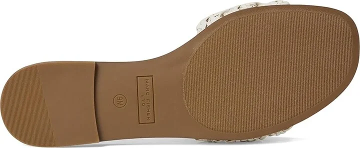 Marc Fisher LTD Vickee Women's Flat Shoes Cream : 6.5 M, Faux Leather - Image 3
